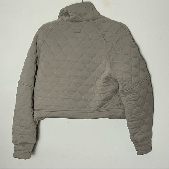 Lululemon Scuba Quilted Half Zip Sweatshirt Jacket Riverstone Size XS/S - Picture 6 of 7